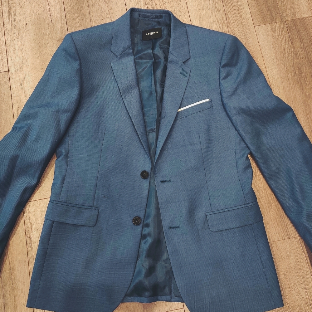 The Kooples Slim Fit Suit - Blue Blazer & Pants